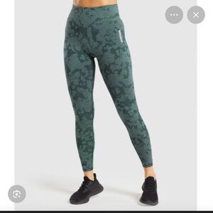 Gymshark Green Camo Leggings